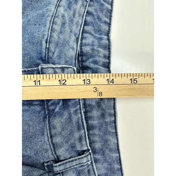 Womens Shein Curve Denim Painted Pocket Shorts Size 3XL - Picture 11 of 11